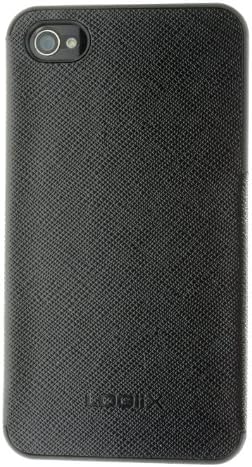 Logiix 10238 iPhone 4 Leather Proguard (само задната част на кутията) - Черен