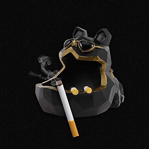 YUANFLQ Пепелник за Трева Пепелник Смола Кученце Тенис на Хол, Кабинет Голям Капацитет на Закрит Балкон Домакински Пепелник