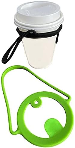 Hack Coffee Cup Carriers, Portable Silicone Insulates Drink Carrier Hot Coffee Cups Handle Равенство, Reusable Coffee