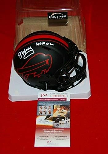 JIM KELLY Buffalo Bills signed Eclipse Mini Helmet JSA WITNESSED HOF 02 COA 2 - Мини-Каски NFL с автограф