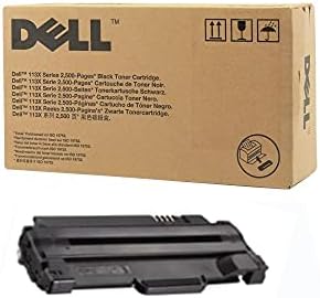 Dell, Inc 113X Черен тонер касета за 1130 1130n 1133 1135n, висока мощност 2500 Страници, Номер 2MMJP