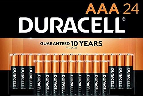 Duracell - CopperTop AAA Alkaline Batteries - дълъг живот универсална батерия тройно тип А за дома и бизнеса-72 бр.