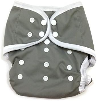 BB2 Baby One Size Solid Happy Теч-free Щракне Cloth Diaper Cover for Prefolds