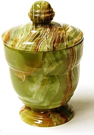 Nature Home Decor 549CG Classic Green Onyx Canister of Bathroom Accessories of Тасмания Collection