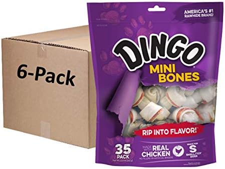 Dingo Non-Китай Mini Rawhide Bones