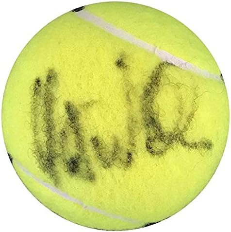 Mats Wilander Autographed Wilson US Open 1 топка за Тенис - Тенис Топки с Автографи