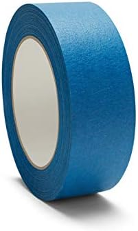 PSBM Blue Painters Лента, 0.75 Inch x 60 Yards, 1536 Pack, Bulk Multipack, Лесно Сълза Design, 3/4 Inch Masking Tape for Multi-Use Surface