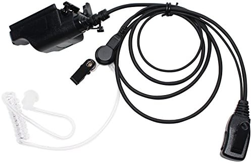 Подмяна на EF Johnson 5700 ФБР Series Слушалка с микрофон Push to Talk (PTT) - Акустични слушалки, Съвместими с EF Johnson