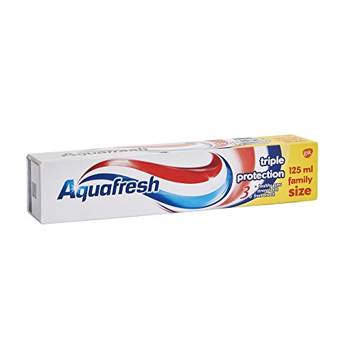 Паста за зъби Aquafresh - Тройната защита 125 мл (опаковка от 12 броя)