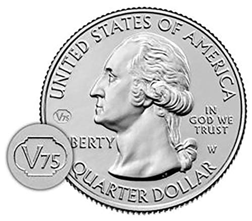 2020 W West Point Mint National Park Quarter 5 Набор от монети, Без Циркулация на