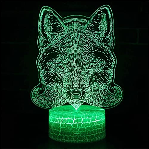 KUIGKIUVK Small Night Lights 3D Color Changing LED Table Lamp Лампа Home Room Decoration Нощна Лампа Home Landscape Decoration