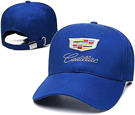 Ключови магазини са Подходящи Cadillac бейзболна шапка Аксесоари бейзболна шапка Унисекс Регулируема Пътна Шапка(розово),
