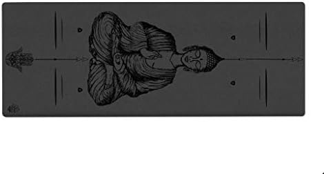 Буда Мудра Варада с Символ на Аншоа килимче за Йога | Черен