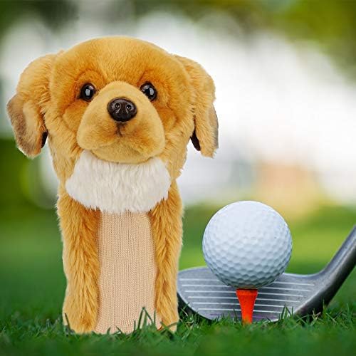 Profey Golf Club Cover, Шапки за Водача, Golden Звученето Golf Headcover for Callaway, Cobra Taylormade Ping
