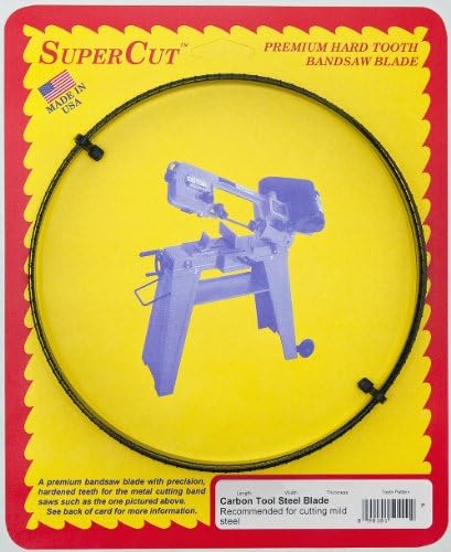 SuperCut 50400 64 1/2 инча на 1/2 инча на 0,025 в 14 T. P. I. Острието лентови триони от въглеродна инструментална стомана се Препоръчва за рязане на мека стомана