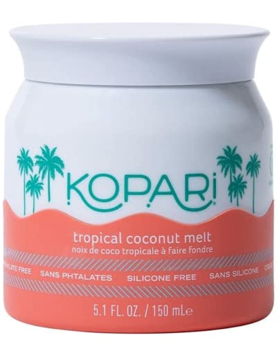 Kopari Organic Coconut Tropical се Стопява - Универсален Хидратиращ крем За кожа, Органично Нерафинирано Кокосово