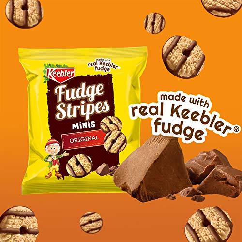 Keebler Sweet & Salty Cookies and Крекери Variety Pack, 30 Броя Чипове Deluxe/Фъдж Stripe, 31,2 грама