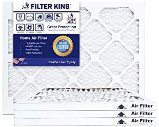 Филтър King 21x22x1 Въздушни филтри | 4 Опаковки | MERV 8 ОВК Нагънат Филтър за печки Ac Адаптер, Които повишават Качеството