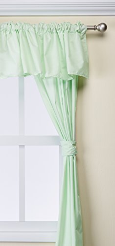 Комплект Завеса Балдахина на прозореца Постелки уникатите Твърдо 5 части, Зелен цвят