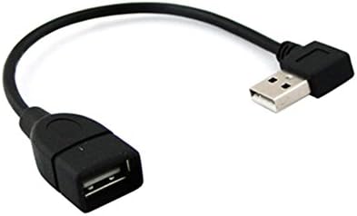 USB-C USB 3.1 Type C Female to USB 3.0 A Male Data Кабел with Panel Mount Screw Hole 20cm,0.2 m