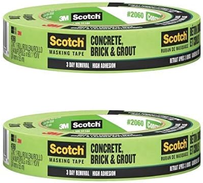 Scotch Painter's Tape 2060-1A 2060 Малярная лента е 1 инч на 60 ярда, зелен (2)