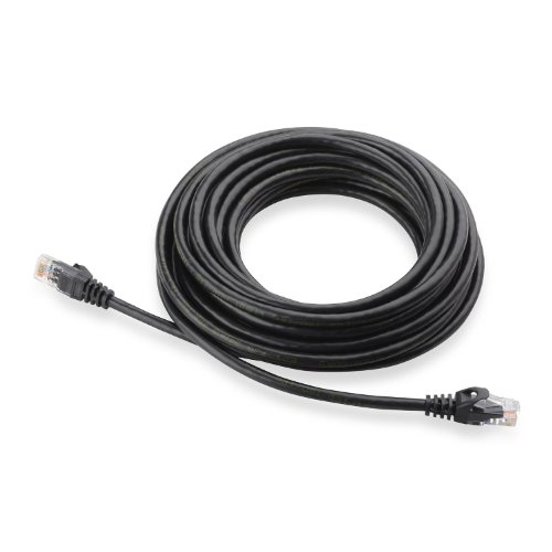Кабел има значение Snagless Cat 6 Ethernet Кабел 20 фута (кабел, Cat 6, Cat6 кабел, Интернет-кабел, lan кабел) в черен цвят