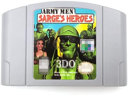 Esvney Подходящ за Nintendo 64 N64 US Версия на Army Men SARGES Херос Game Card