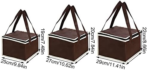 Преносима водоустойчива чанта за доставка на пица пикник алуминиево фолио, изолирано чанта хранене чанти хранене минерални