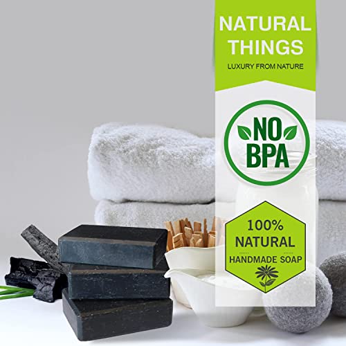 Естествени неща. Всички натурални устойчиви органични сапуни ръчно изработени,снисходительная серия с нула съдържание на химикали. Комплект от 3 аромати. (Студени?