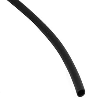 EuisdanAA Свиване тръба Wire Кабел Wrap ръкав 15 метра Дължина 0,7 мм Вътрешен диаметър Черен(Manga de кабел de envoltura