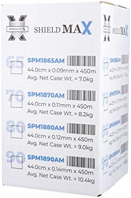 PSBM Stretch Wrap, 4 Опаковки, 18 x 1476 Фута, 48 Калибър, Ултра Висока Производителност Надолу Сензор за Увиване на Палети