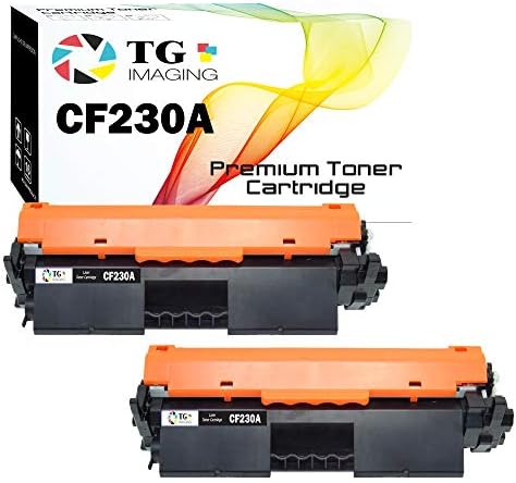 2-Pack TG Imaging 30A е Съвместим с тонер касетата HP30A CF230A 2xBlack Combo Pack Работи в принтер HP M227FDW M203DW