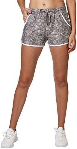 INDERO Women ' s Ultra Soft Fashion Print Active Shorts with Pocket Workout Yoga Run Shorts (Налични размери S/M, L/XL)