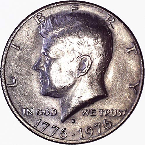 1976 D Kennedy Half Dollar 50C About Uncirculated