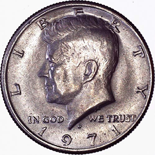1971 D Kennedy Half Dollar 50C About Uncirculated