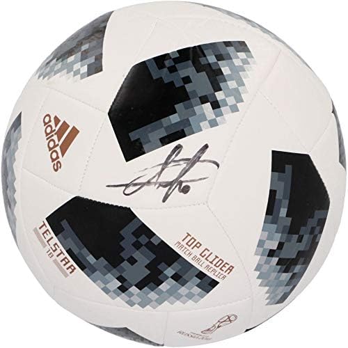 Eden на Водите Belgium National Team Autographed 2018 FIFA World Cup Telestar Soccer Ball - ИКОНИ, Футболни Топки с Автографи