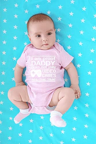 И давам, че татко не Играе видеоигри на всички времена - Funny Baby Announcement - Сладко Бебе One-Piece Baby Bodysuit