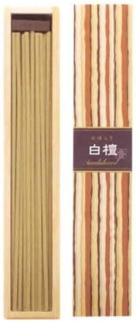 (Популярен продукт) Nippon Kodo Kayuragi сандалово дърво 40 бр. с пръчка тамян Време на горенето е около 25 минути (пръчка