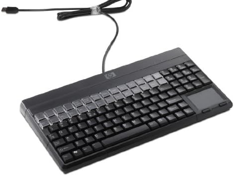 HP FK221AT#ABA USB POS QWERTY Клавиатура, 28 Клавиши Тъчпад