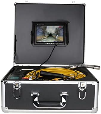 Ендоскоп 7 инча DVR Канализационната Тръба Инспектиращата камера с Брояч Метра Автоматичен Самонивелирующийся 512 Hz Локатор