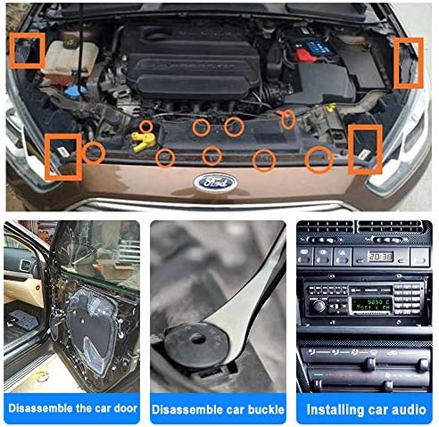 BESITA Plastic Fastener Remover - Средство за премахване на панелите (тапицерия) на Автомобилния аудиооборудования, панелите
