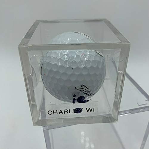 Чарли Vie подписа на топка за голф с Автограф на PGA с JSA COA