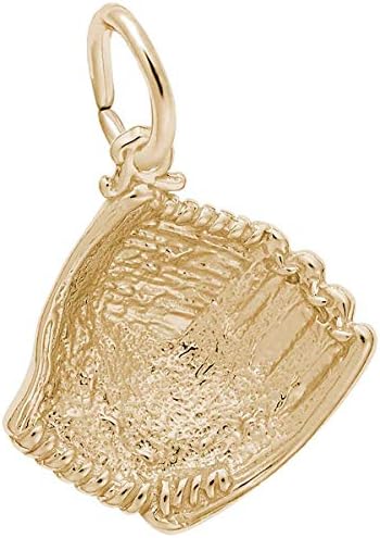 Шарм Бейзболна ръкавица Rembrandt Charms, Жълто злато 10K