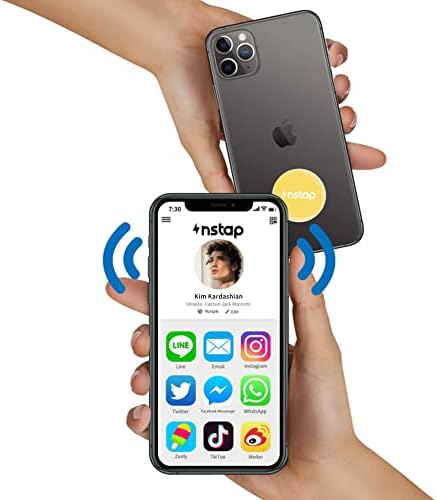 Дигитална визитка Smart NFC Tag Телефон Аксесоар за миг Акции контакти и социални мрежи Без комисионна Съвместимост с