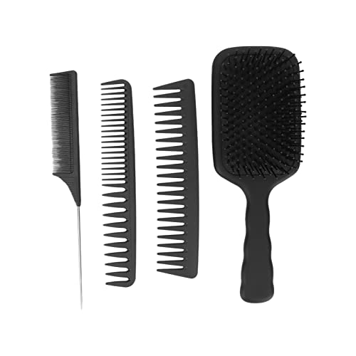Комплект четки за коса, Електрическо Съпротивление Гребло Четка За Коса Широк Зъб за Всички Типове Коса, за Дома, за фризьорски