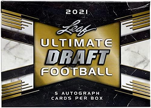 2021 Leaf Ultimate Draft Football box (ПЕТ автограф-карти/bx)