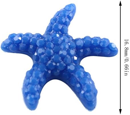 E-изключителен 20pcs Декор на Морска Звезда Цветни Пластмасови Сушени Морски Звезди Средиземноморски Стил на Декорация