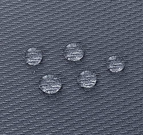 Biscaynebay Текстурирани Тъкани Покривки за маса 70 Х 70 см Квадратни, тъмно-сив Водоустойчив Покривки за маса за Трапезария,
