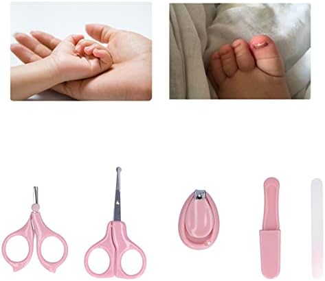 Ranvo Baby Nail Care Set, Педикюрный Комплект 4+1 Baby Care Kit е Лесен за Почистване с Ергономичен дизайн Лесна за използване