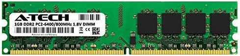 A-Tech 1GB RAM Замяна за Kingston KTD-DM8400C6/1G | DDR2 800MHz PC2-6400 UDIMM Non-ECC 240-Pin DIMM Модул памет
